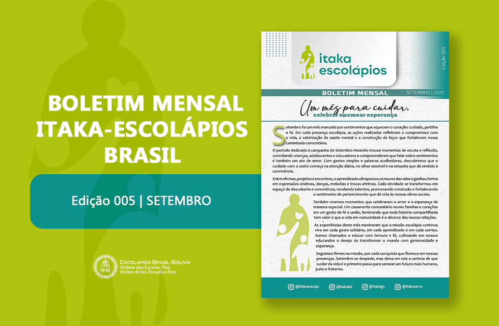 Boletim Mensal Itaka-Escolápios | Setembro